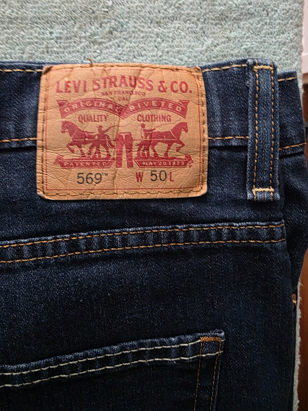Levi's Men’s Dark Indigo Relaxed Fit Jean Shorts